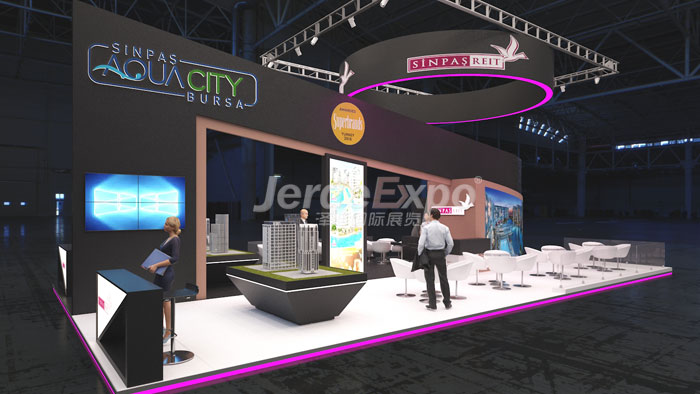 128㎡國外優(yōu)秀展廳設(shè)計案例