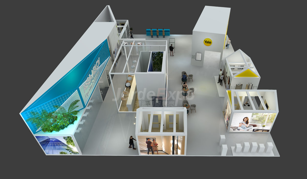 廣州門窗展展位設計效果圖