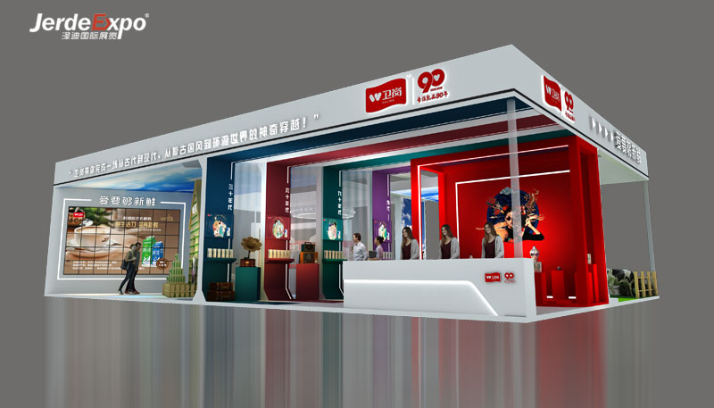 展會公司推薦2020年優秀展會布置效果圖,展位設計效果圖