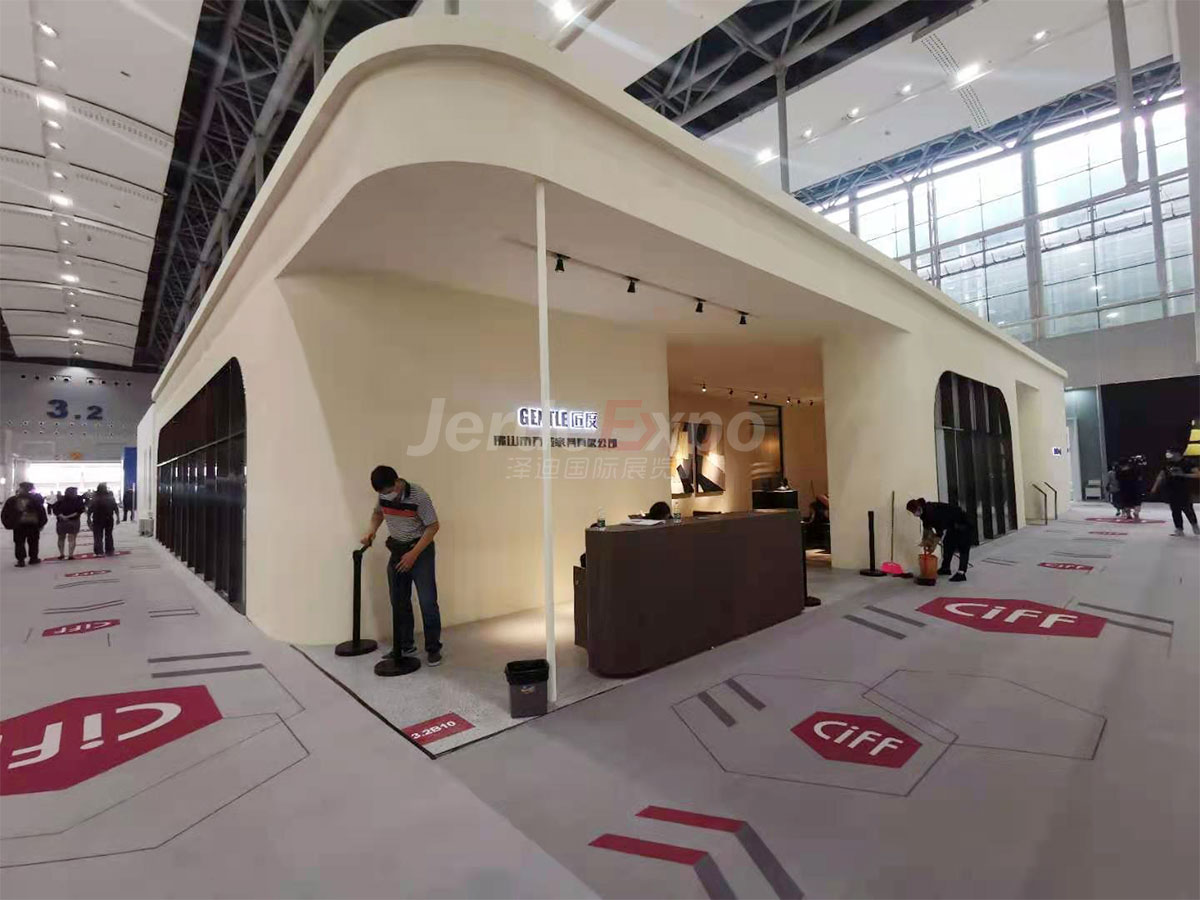 上海家博會440㎡展臺展會設計案例