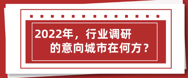 2022年 行業調研之意向城市在何方？上海展會搭建公司回答道！