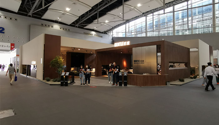 家博會展覽展位布置搭建案例