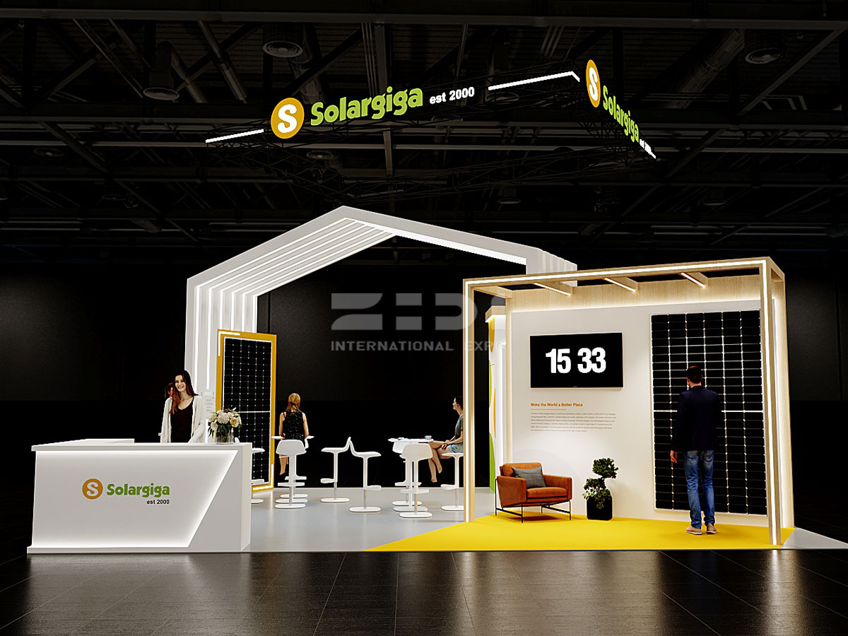 南非光伏能源展臺設(shè)計